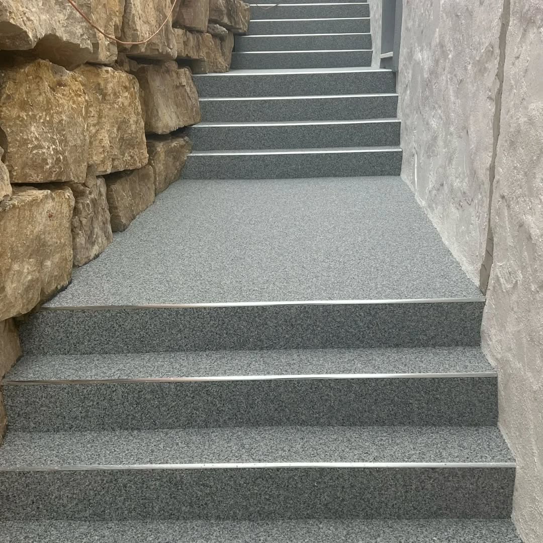 Resin bound stair detail