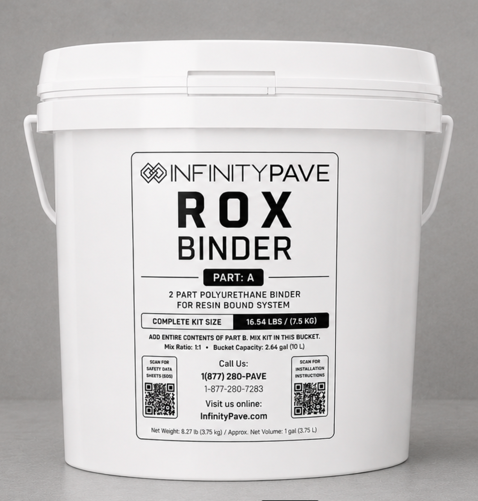 InfinityPave ROX Binder Part A bucket