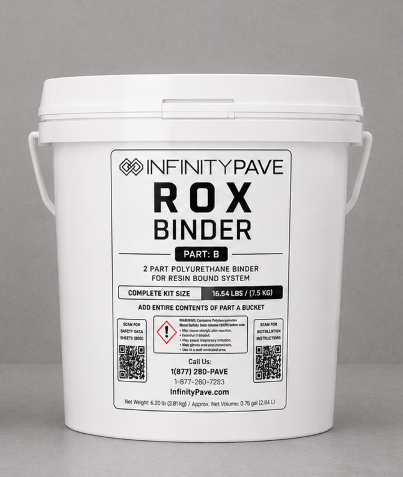 InfinityPave ROX Binder Part B bucket