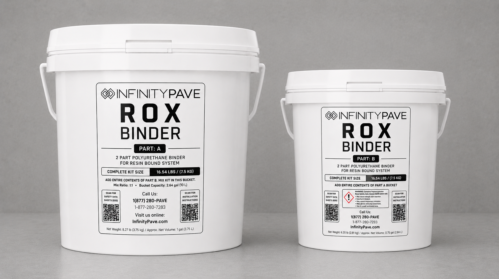 InfinityPave ROX Binder buckets